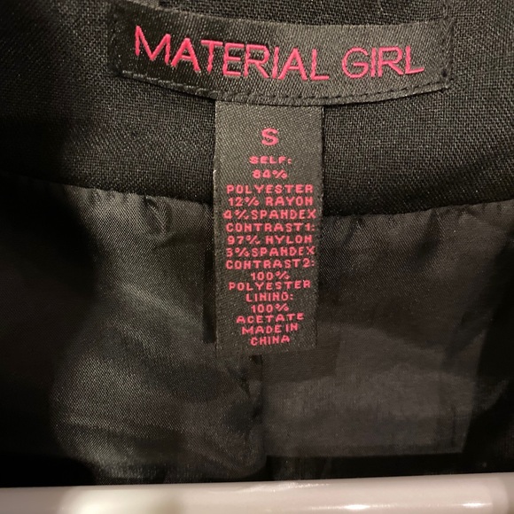 Faux leather illusion sleeve blazer - Picture 4 of 4